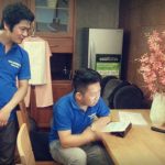 Màu xanh tình nguyện, mình thấy màu này hợp với ekip tiền kỳ của ColorMedia., JSC.